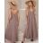 Women's short sleeve summer casual dress (S/M/L ONE SIZE) ITALIAN FASHION IMWGB25022