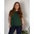 Tunic with pendant short sleeve women's plus size (3XL/4XL ONE SIZE) ITALIAN FASHION IMC23020 emerald green
