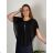 Tunic with pendant short sleeve women's oversized (54/56/58 ONE SIZE) ITALIAN FASHION IM425031