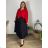 Women's Plus Size Long Sleeve Oversize Shirt (XL/2XL ONE SIZE) ITALIAN FASHION IMBM23015