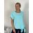 T-shirt short sleeve ladies (uni l / xl) ITALIAN FASHION IM420084  Light blue