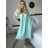 Short casual summer dress, short sleeves, women's oversized (54/56/58 ONE SIZE) ITALIAN FASHION IM425040