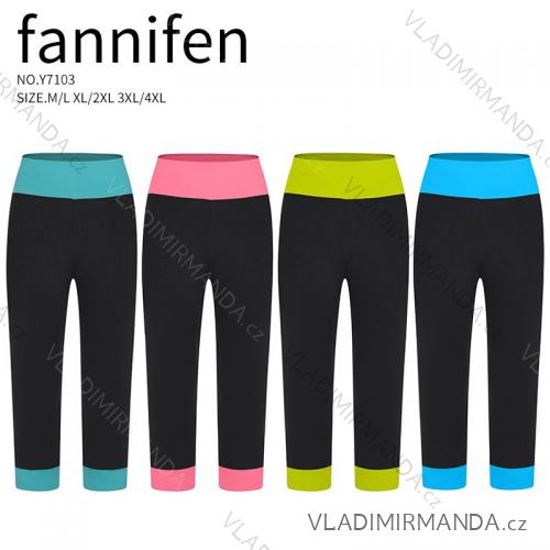 Legíny dlhé dámske nadrozmer (M/L - XL/2XL - 3XL/4XL) FANNIFEN PES25Y7103