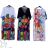 Damen 3/4 Langarm-Hemdkleid (XS/S/M Einheitsgröße) ITALIAN FASHION IMD25030