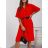 Women's 3/4 long sleeve shirt dress (XS/S/M ONE SIZE) ITALIAN FASHION IMD25030