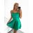 Women's elegant party long sleeve dress (S/M ONE SIZE) ITALIAN FASHION IM322282 XS/S beige