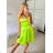 Women's elegant party long sleeve dress (S/M ONE SIZE) ITALIAN FASHION IM322282 XS/S beige