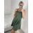 Women's elegant party long sleeve dress (S/M ONE SIZE) ITALIAN FASHION IM322282 XS/S beige