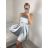 Women's elegant party long sleeve dress (S/M ONE SIZE) ITALIAN FASHION IM322282 XS/S beige