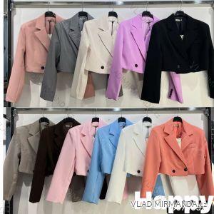 Sako krátké elegantní dlouhý rukáv dámské (XS/S/M ONE SIZE) ITALSKÁ MÓDA IMWHP25527