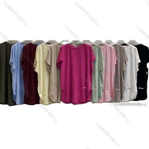 Women's short sleeve tunic, oversized (54/56/58 ONE SIZE) ITALIAN FASHION IMC25242