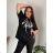 Elegante Hose mit Gürtel für Damen (S/M/L ONE SIZE) ITALIAN FASHION IM425057 modrá mintova 54/56/58