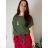 Tunic with pendant short sleeve women's oversized (54/56/58 ONE SIZE) ITALIAN FASHION IM425031