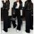 Women's Long Stretch Pants (S/M ONE SIZE) ITALIAN FASHION IMWAA232892