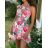 Women's short sleeve summer casual dress (S/M/L ONE SIZE) ITALIAN FASHION IMWGB25022