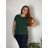 Tunic with pendant short sleeve women's plus size (3XL/4XL ONE SIZE) ITALIAN FASHION IMC23020