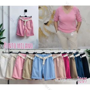 Kraťasy letní s páskem dámské (S/M/L ONE SIZE) ITALSKÁ MÓDA IMWET25705