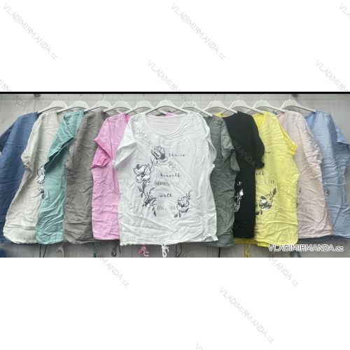 Tunika oversize dlouhý rukáv dámská (S/M/L ONE SIZE) ITALSKÁ MÓDA IMWGS25711