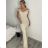 Elegant formal dress with straps for women (S / M ONE SIZE) ITALIAN FASHION IM321576