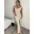 Elegant formal dress with straps for women (S / M ONE SIZE) ITALIAN FASHION IM321576