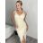 Šaty letní na ramínka dámské (S/M ONE SIZE) ITALSKÁ MÓDA IMPSH226357/DR -   tmavě růžová -   S/M