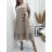 Women's short sleeve summer casual dress (S/M/L ONE SIZE) ITALIAN FASHION IMWGB25022