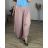 Kalhoty letní háremky dlouhé dámské (S/M/L ONE SIZE) ITALSKÁ MÓDA IMD24199/DUR hnědá camel S/M