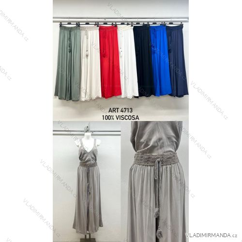 Kalhoty dlouhé letní dámské nadrozměr (42/44/46 ONE SIZE) IMPSM254713