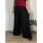 Kalhoty dlouhé letní dámské nadrozměr DANIELLA (52/54/56 ONE SIZE) ITALSKÁ MÓDA IM425DANIELLA/DUR červená 52/54/56