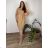 Women's oversized summer short sleeve dress (44/46/48 ONE SIZE) ITALIAN FASHION IM425064