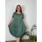 Shirt 3/4 sleeve ladies strip (4XL/5XL ONE SIZE) ITALSKÁ MÓDA IM422026
