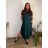 Short summer long sleeve women's dress, oversized (54/56/58 ONE SIZE) ITALIAN FASHION IM425070 52/54 blue