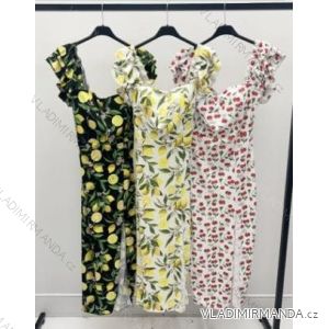 Šaty letní na ramínka dámské (XS/S/M ONE SIZE) ITALSKÁ MÓDA IMM25M41070L