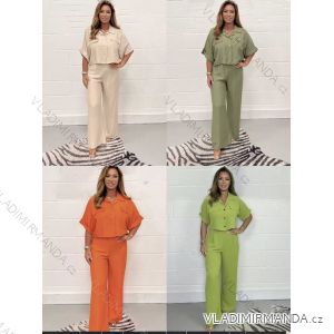 Košile krátký rukáv dámská (S/M/L ONE SIZE) ITALSKÁ MÓDA IMM25M12355