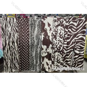 Kalhoty dlouhé letní icecool cowprint dámské (S/M/L ONE SIZE) ITALSKÁ MÓDA IMM25M9078