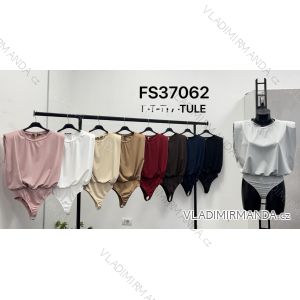 Body elegantní bez rukávu dámské (XS/S/M ONE SIZE) ITALSKÁ MÓDA IMM25M37062