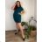 Classic dress with pockets, short sleeves, women's TERESA (40/42/44 ONE SIZE) ITALIAN FASHION IMC25188