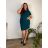 Classic dress with pockets, short sleeves, women's TERESA (40/42/44 ONE SIZE) ITALIAN FASHION IMC25188