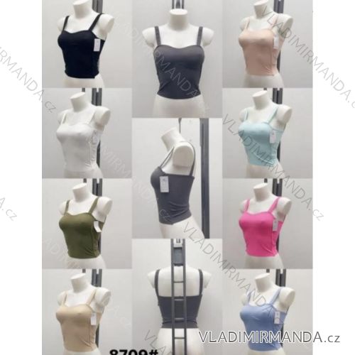 Tílko letní dámské (XS/S/M ONE SIZE) ITALSKÁ MÓDA IMM25M8709