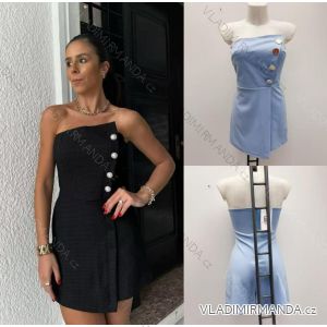 Šaty krátké elegantní carmen přes prsa dámské (XS/S/M ONE SIZE) ITALSKÁ MÓDA IMM25M30891