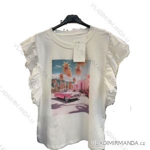 Tričko top bez rukávu cowprint dámské (XS/S/M ONE SIZE) ITALSKÁ MÓDA IMM25M2965