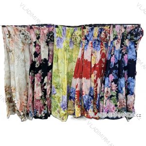 Šaty dlouhé carmen přes prsa letní květované dámské (XS/S/M ONE SIZE) ITALSKÁ MÓDA IMM25M3966