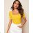 Tričko krátký rukáv citronky lemon, puntík a cowprint dámské (XS/S/M ONE SIZE) ITALSKÁ MÓDA IMM25M1018