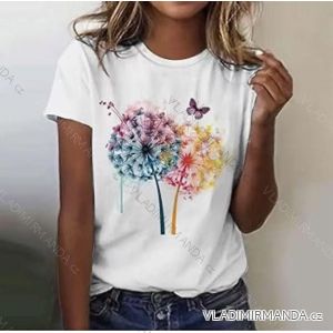 Tričko krátký rukáv dámské (XS/S/M ONE SIZE) ITALSKÁ MÓDA IMM25M2415E