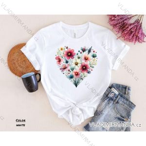 Tričko krátký rukáv dámské (XS/S/M ONE SIZE) ITALSKÁ MÓDA IMM25M2415G