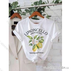 Tričko krátký rukáv dámské (XS/S/M ONE SIZE) ITALSKÁ MÓDA IMM25M2415L