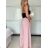 Kalhoty elegantní s páskem dámské ISABELA (S/M/L ONE SIZE) ITALSKÁ MÓDA IMD25006/DU -   béžová -   S/M/L