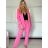 Souprava sako dlouhý rukáv a kalhoty dlouhé dámská (XS/S/M ONE SIZE) ITALSKÁ MÓDA IMWCA25319/DU -   zelená -   S/M