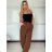 Kalhoty dlouhé dámské (S/M ONE SIZE) ITALSKÁ MÓDA IMPVN25428/DU -   tmavě modrá -   S/M