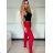 Kalhoty s páskem dámské (S/M/L ONE SIZE) ITALSKÁ MÓDA IM425101/DU -   béžová -   S/M/L